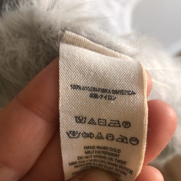 Free People grey fuzzy cardigan sweater - Picture 7 of 11